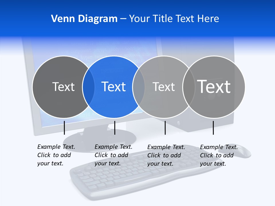 Hand Web Keyboard PowerPoint Template