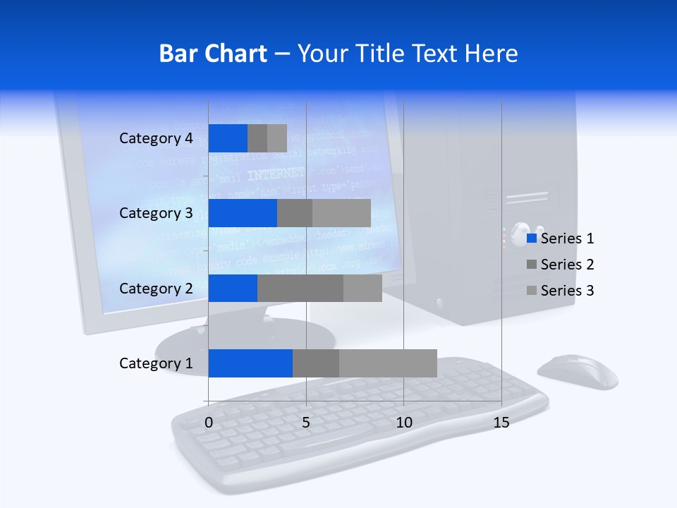 Hand Web Keyboard PowerPoint Template