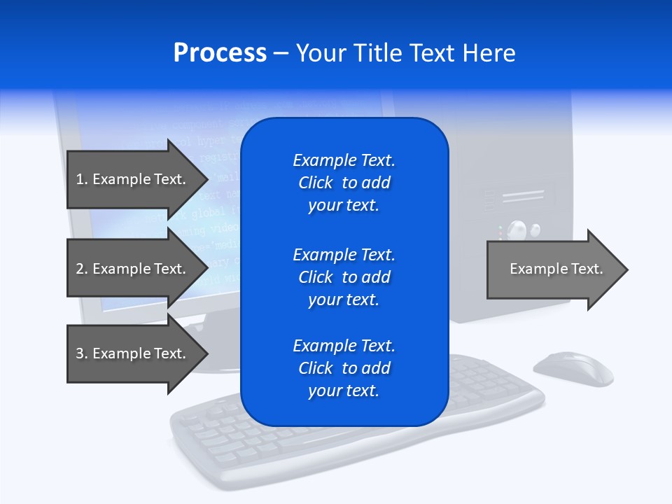 Hand Web Keyboard PowerPoint Template