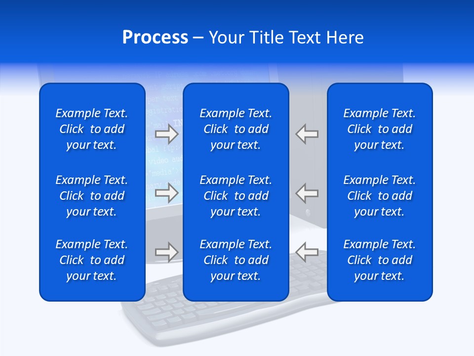 Hand Web Keyboard PowerPoint Template