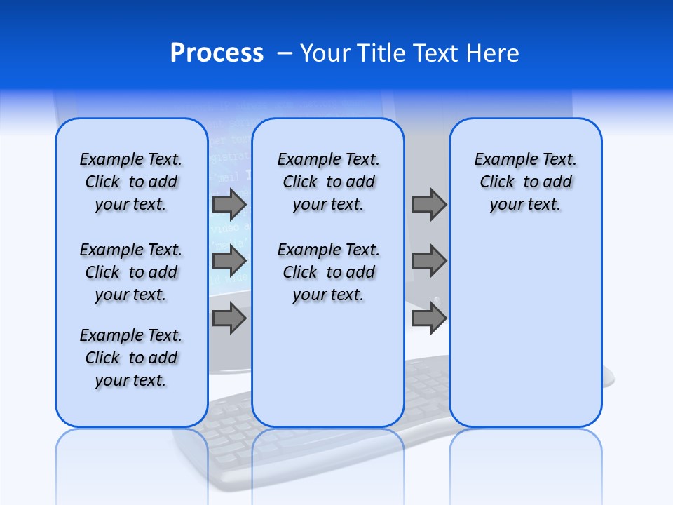 Hand Web Keyboard PowerPoint Template