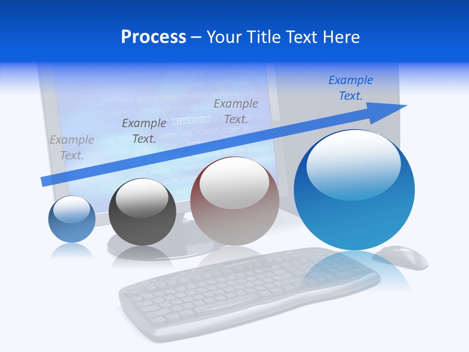Hand Web Keyboard PowerPoint Template