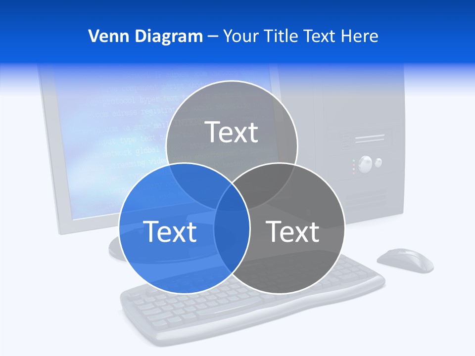 Hand Web Keyboard PowerPoint Template