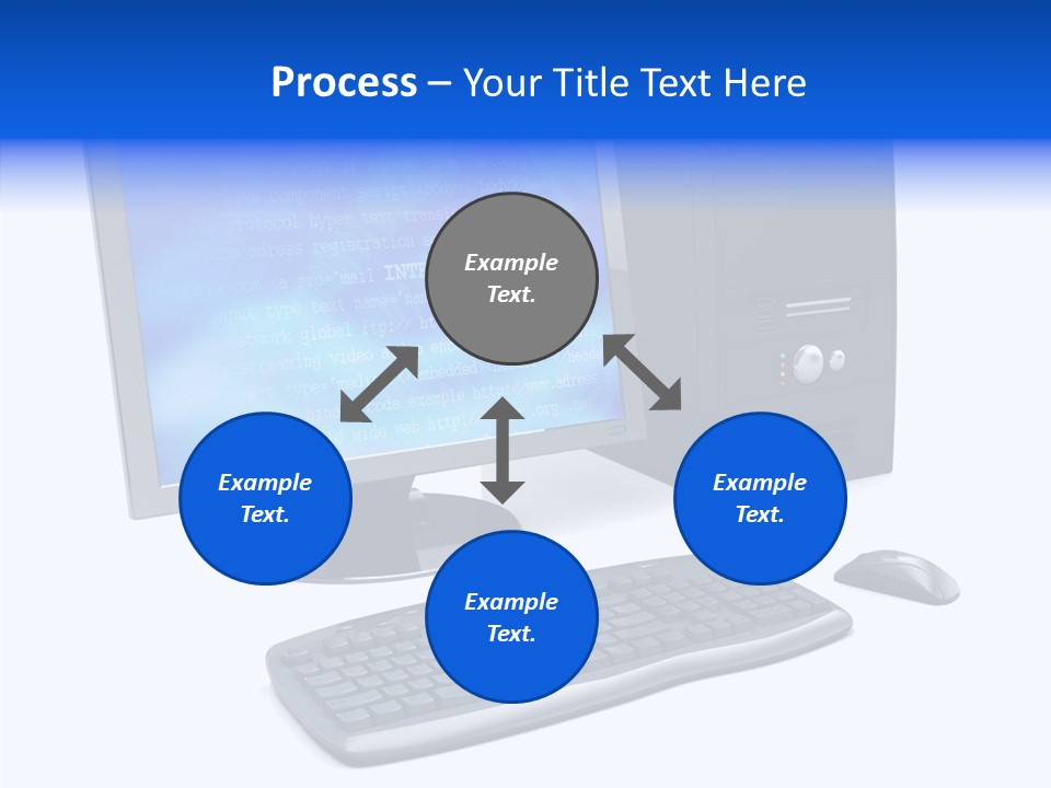 Hand Web Keyboard PowerPoint Template