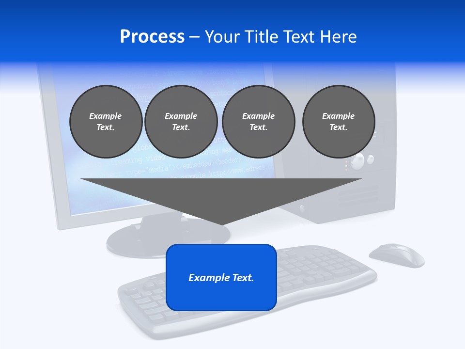 Hand Web Keyboard PowerPoint Template