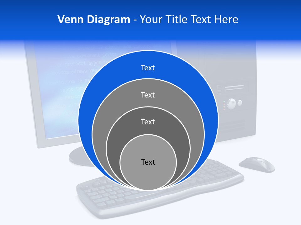 Hand Web Keyboard PowerPoint Template