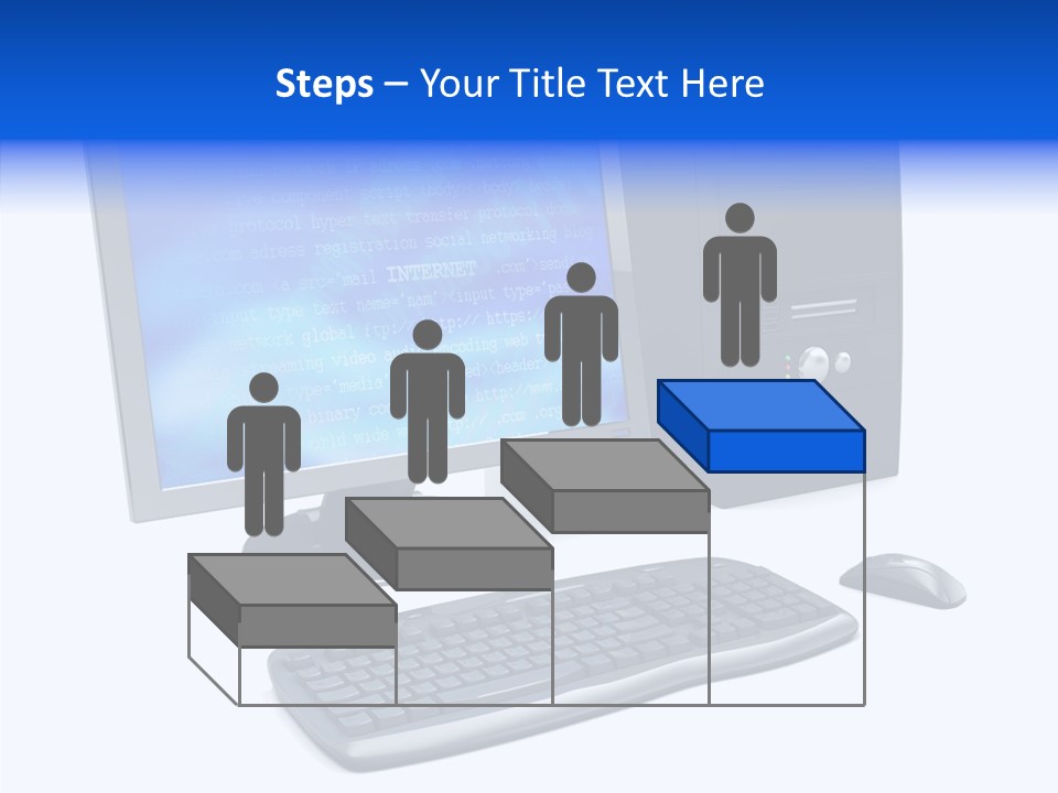 Hand Web Keyboard PowerPoint Template