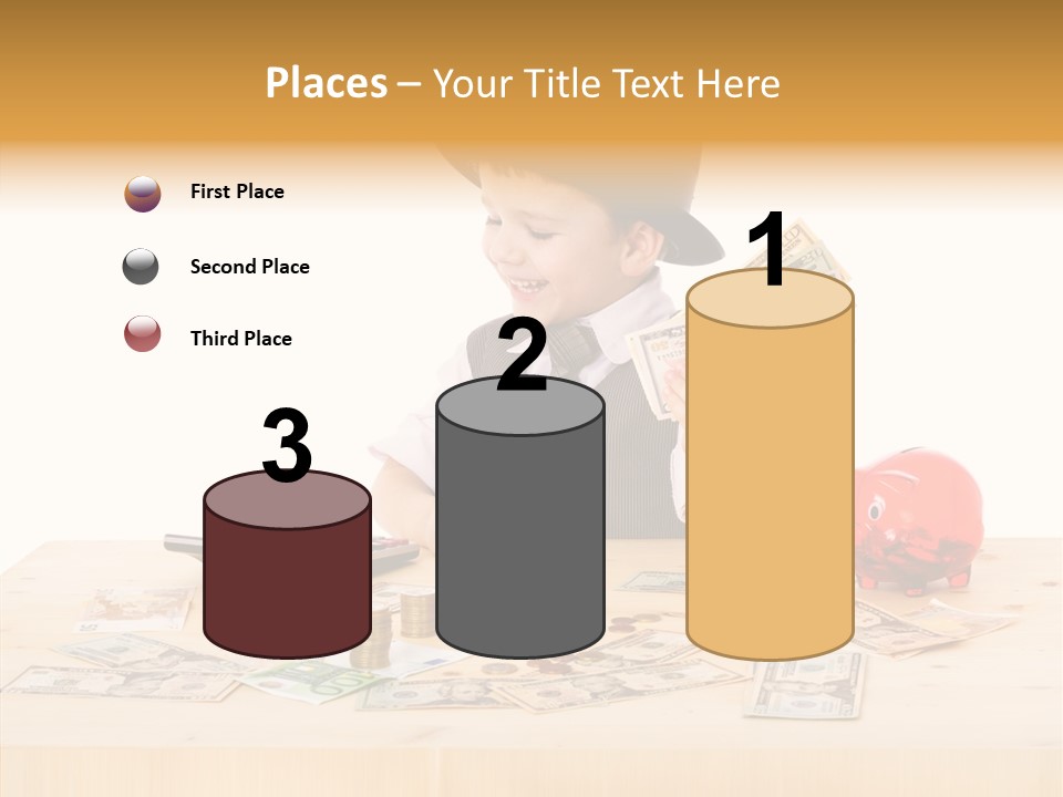 Kid Small Boy PowerPoint Template