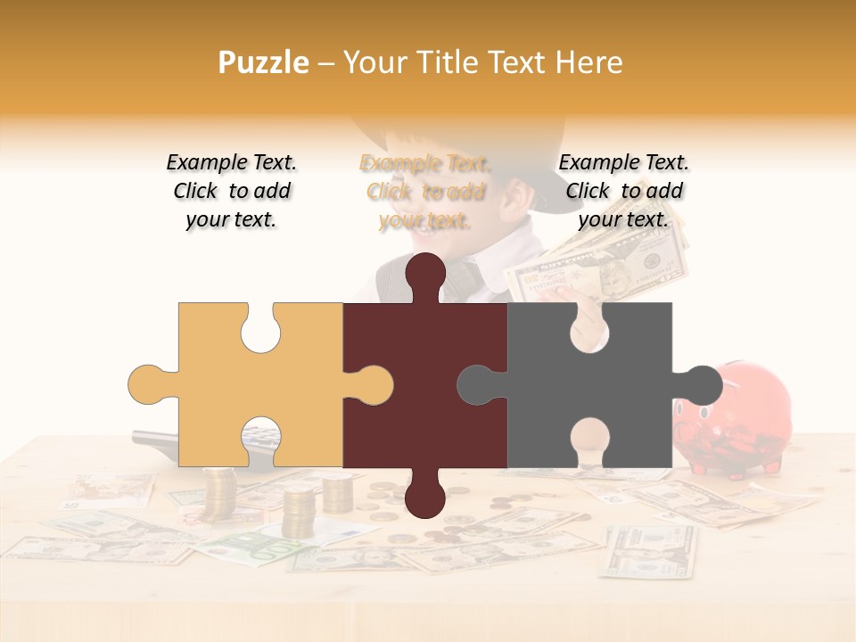 Kid Small Boy PowerPoint Template