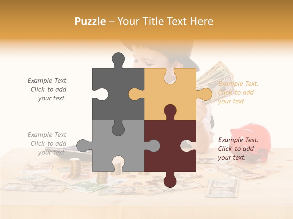 Kid Small Boy PowerPoint Template