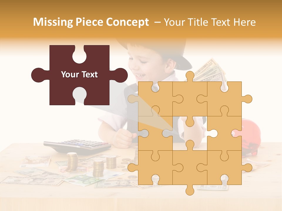 Kid Small Boy PowerPoint Template