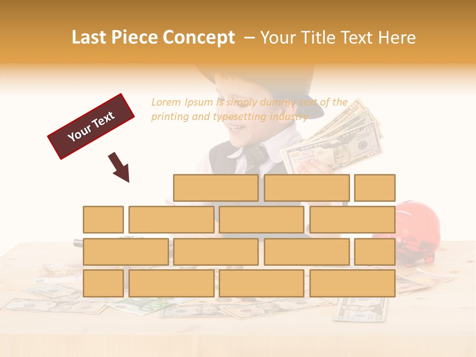 Kid Small Boy PowerPoint Template