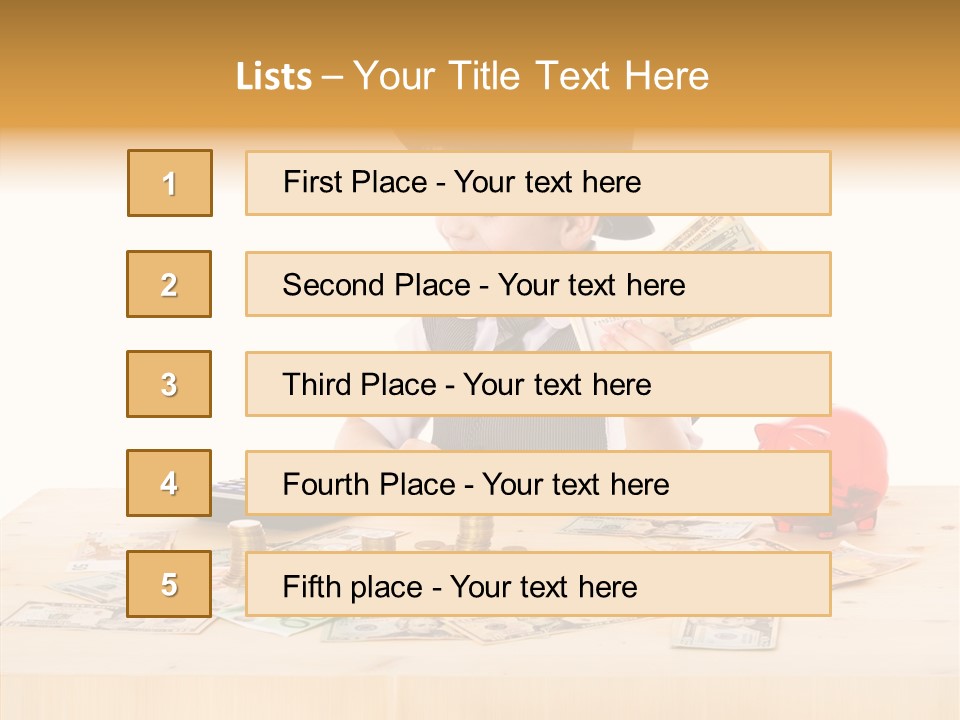 Kid Small Boy PowerPoint Template