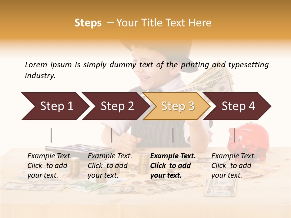 Kid Small Boy PowerPoint Template