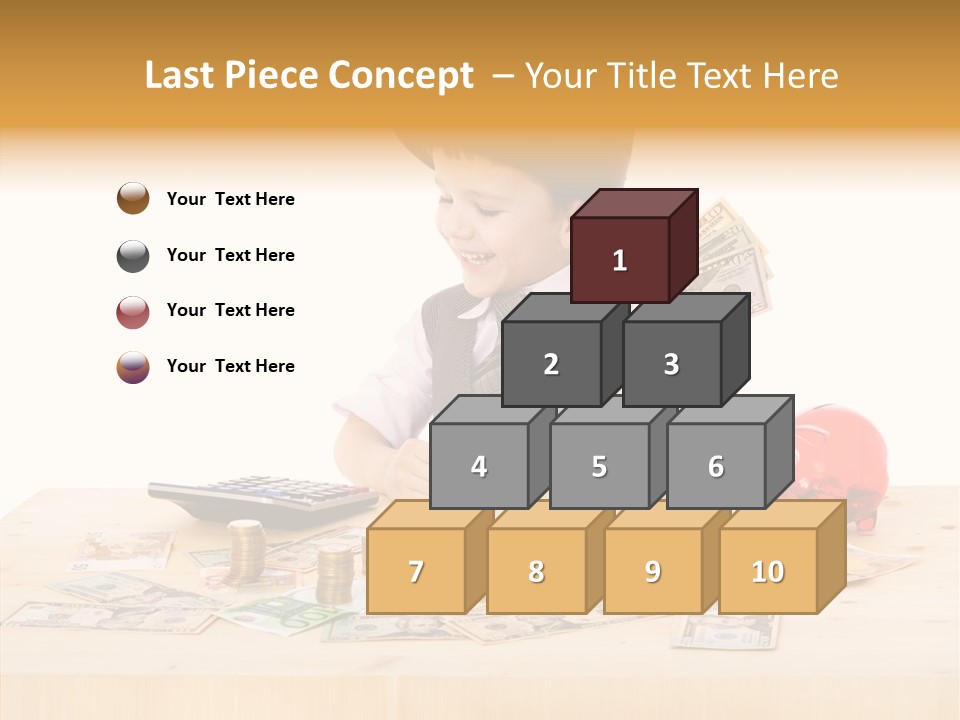 Kid Small Boy PowerPoint Template