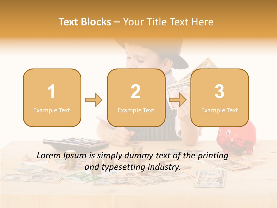 Kid Small Boy PowerPoint Template