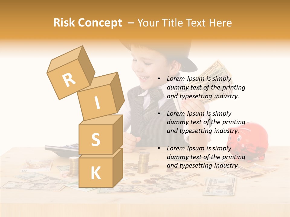 Kid Small Boy PowerPoint Template