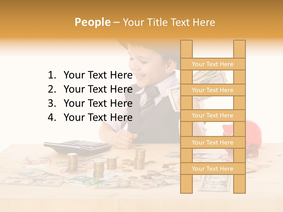 Kid Small Boy PowerPoint Template