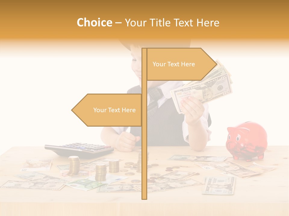 Kid Small Boy PowerPoint Template