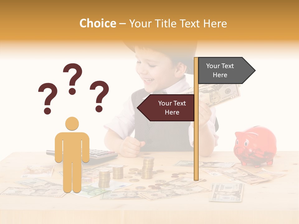 Kid Small Boy PowerPoint Template