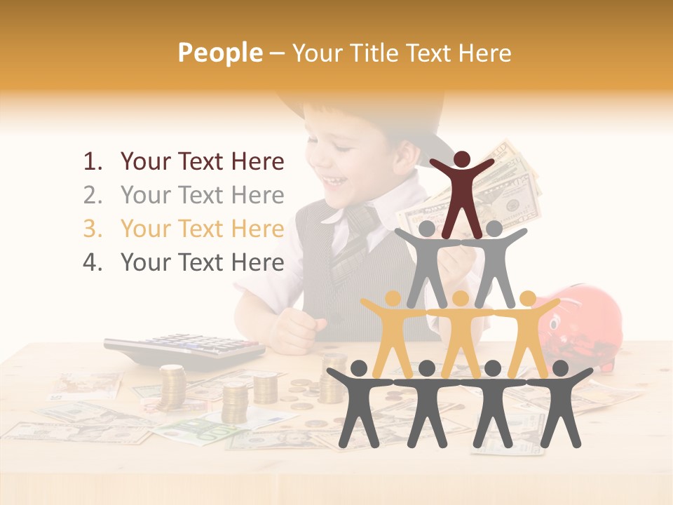 Kid Small Boy PowerPoint Template