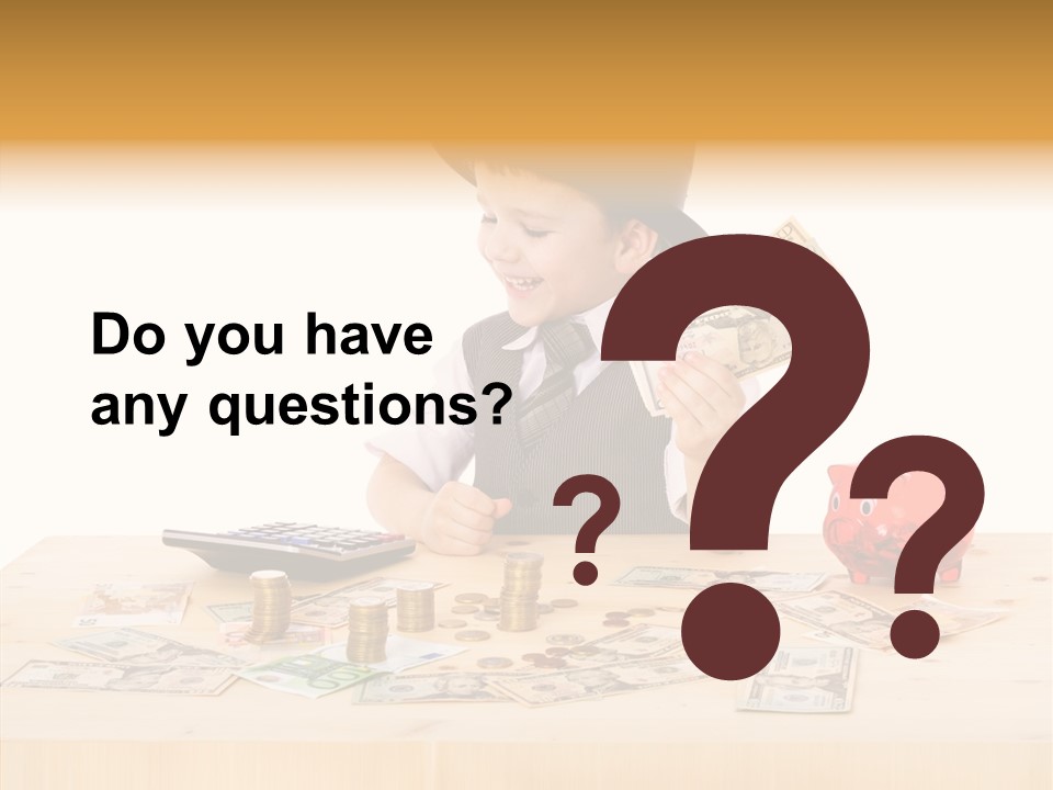 Kid Small Boy PowerPoint Template