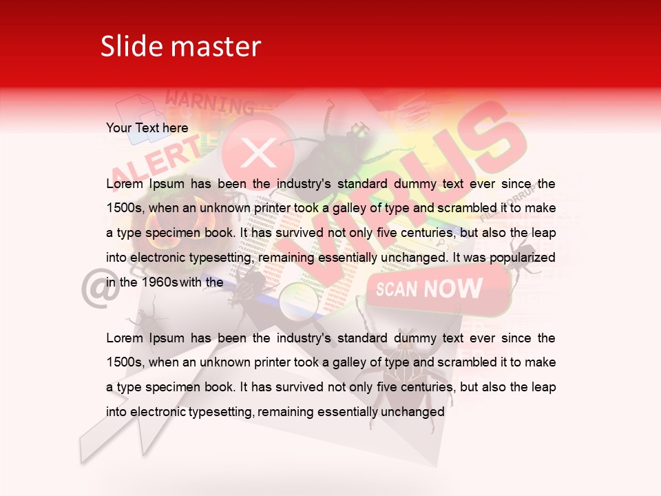 Envelope Vulnerable Find PowerPoint Template