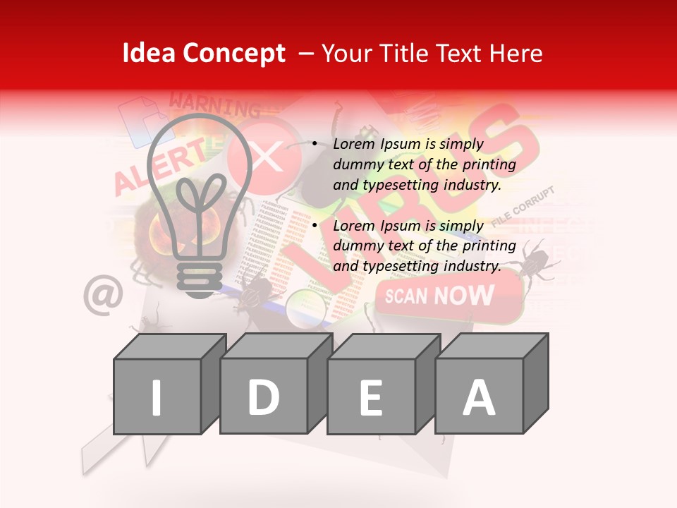 Envelope Vulnerable Find PowerPoint Template