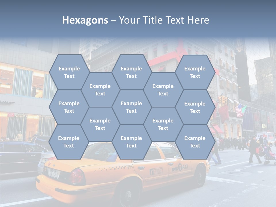 Street Busy Urban PowerPoint Template