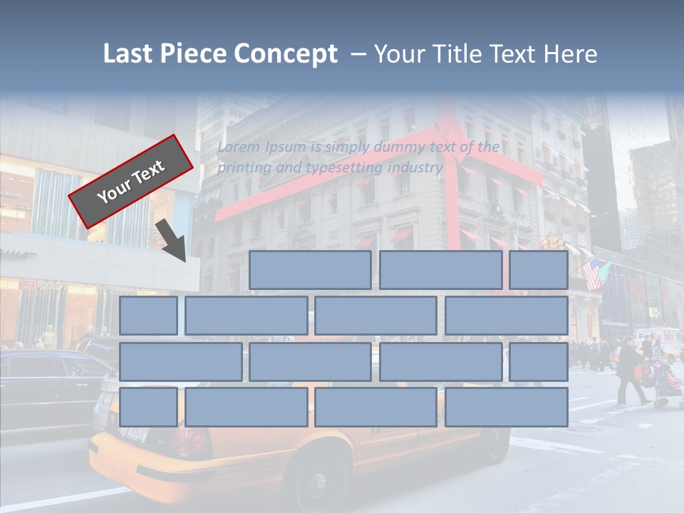 Street Busy Urban PowerPoint Template
