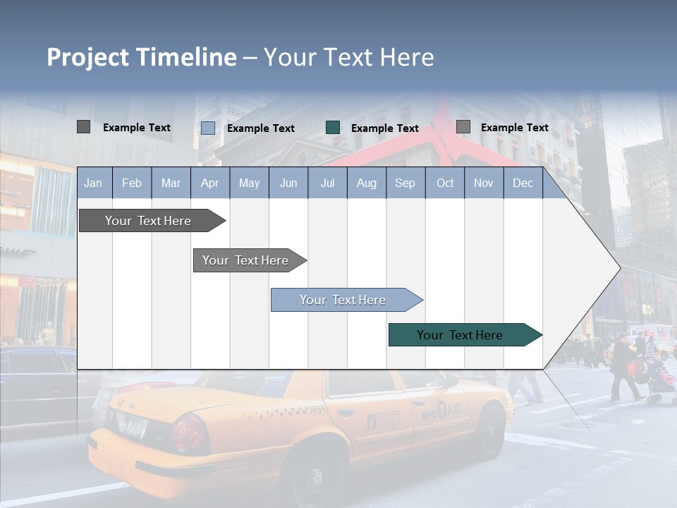Street Busy Urban PowerPoint Template