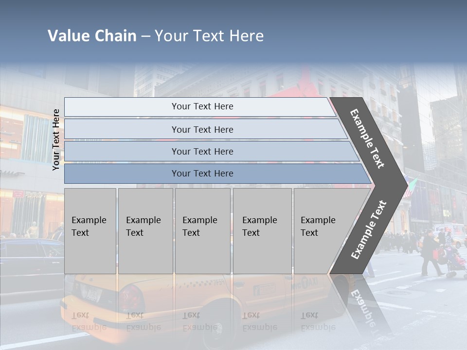 Street Busy Urban PowerPoint Template