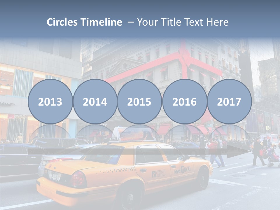 Street Busy Urban PowerPoint Template