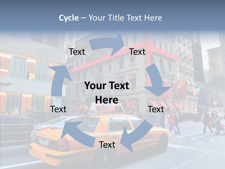 Street Busy Urban PowerPoint Template