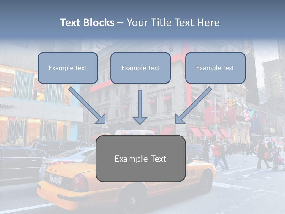 Street Busy Urban PowerPoint Template