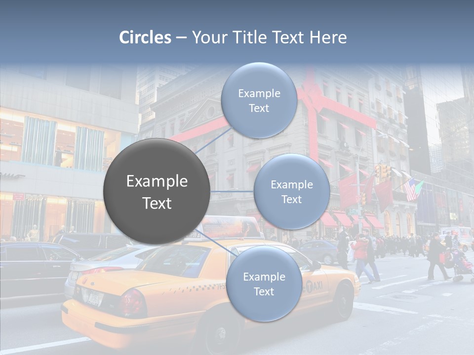 Street Busy Urban PowerPoint Template