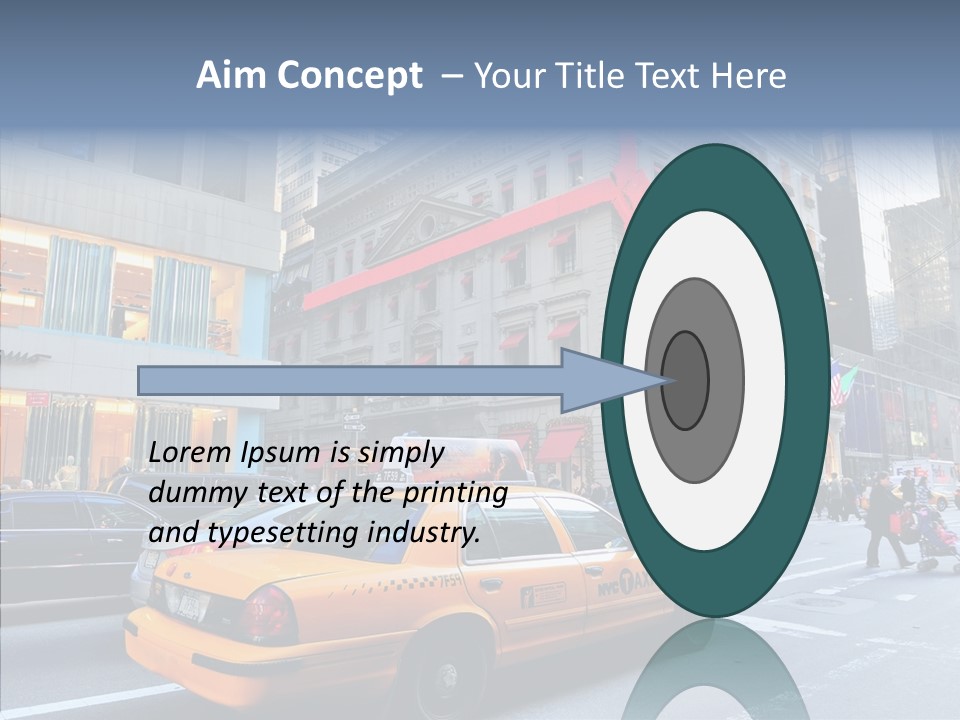 Street Busy Urban PowerPoint Template