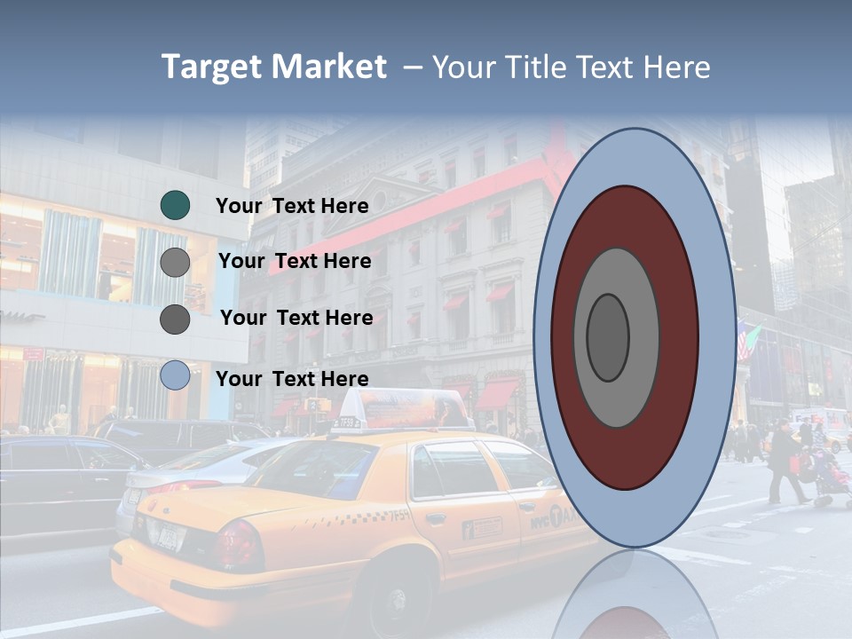 Street Busy Urban PowerPoint Template