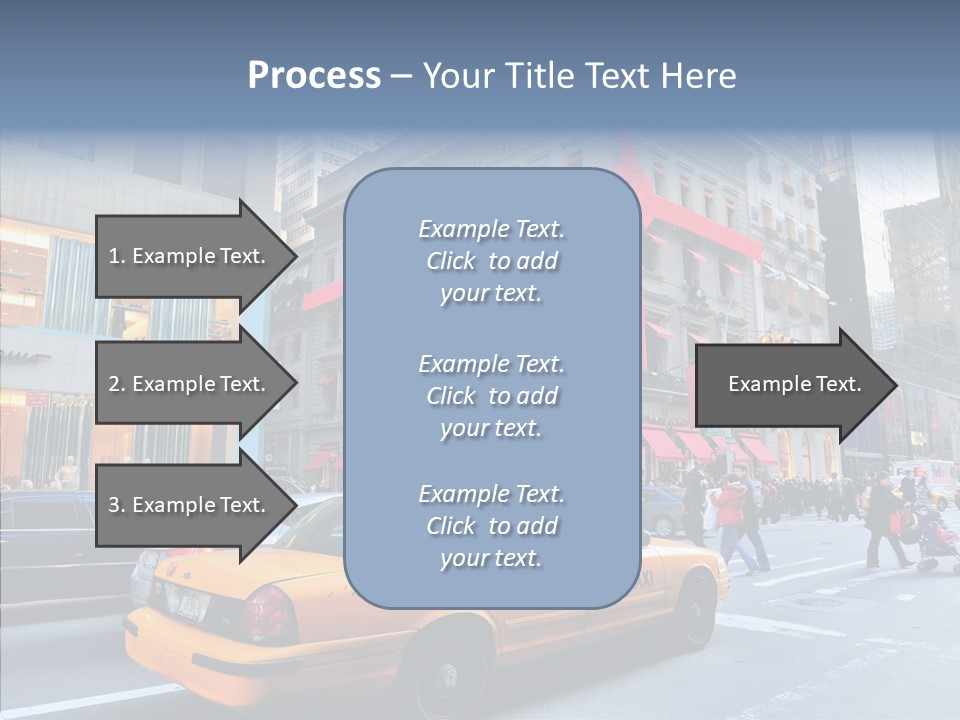 Street Busy Urban PowerPoint Template