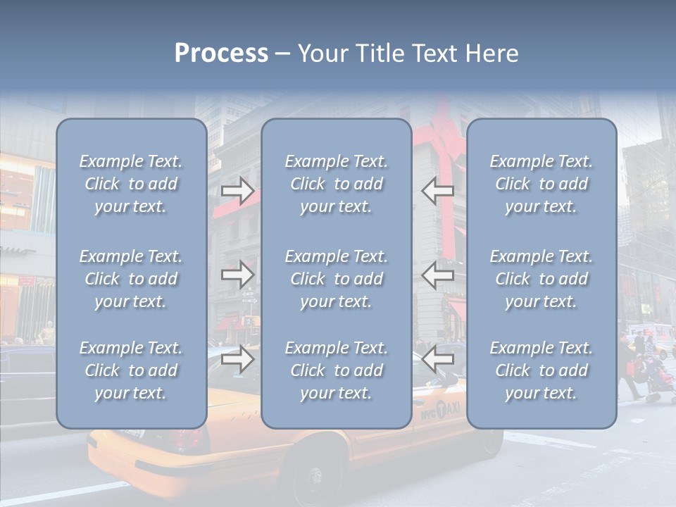 Street Busy Urban PowerPoint Template