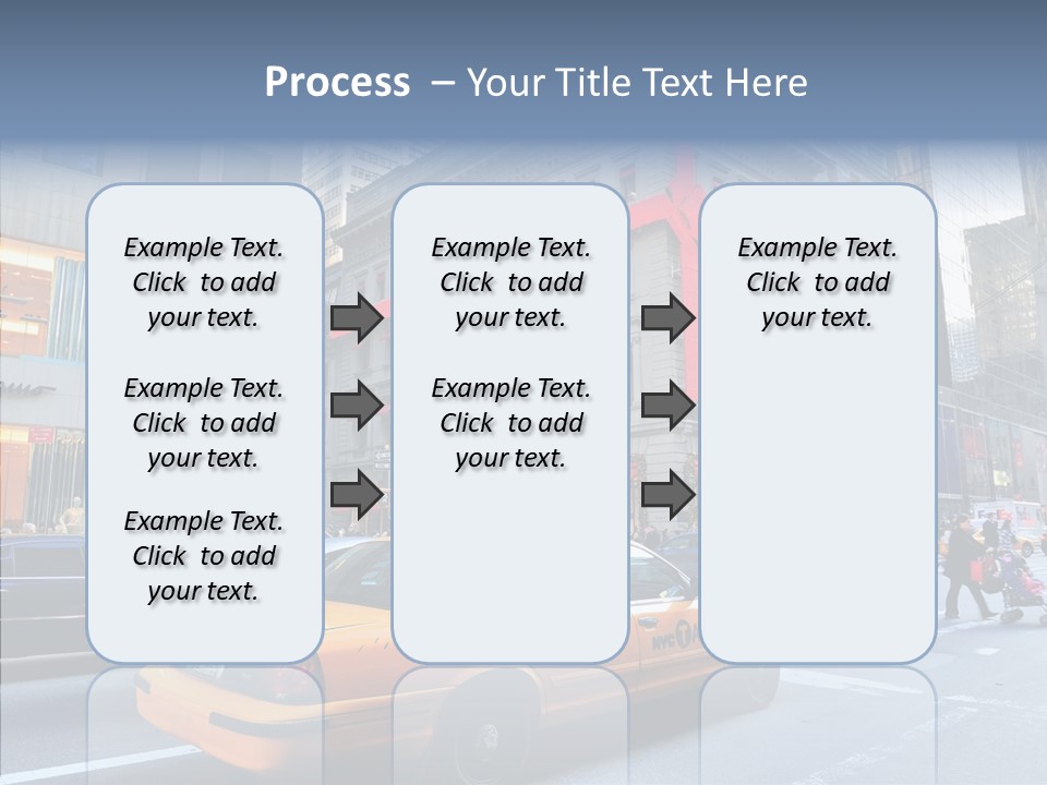 Street Busy Urban PowerPoint Template