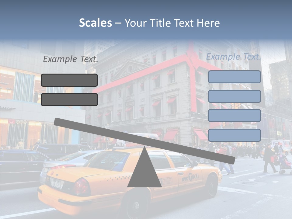 Street Busy Urban PowerPoint Template