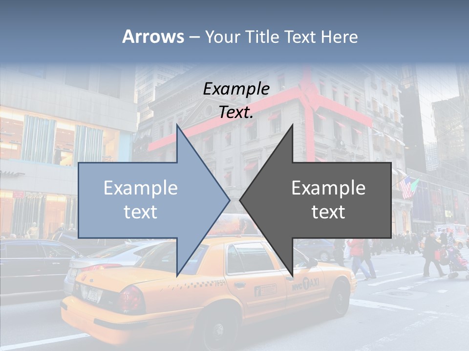 Street Busy Urban PowerPoint Template