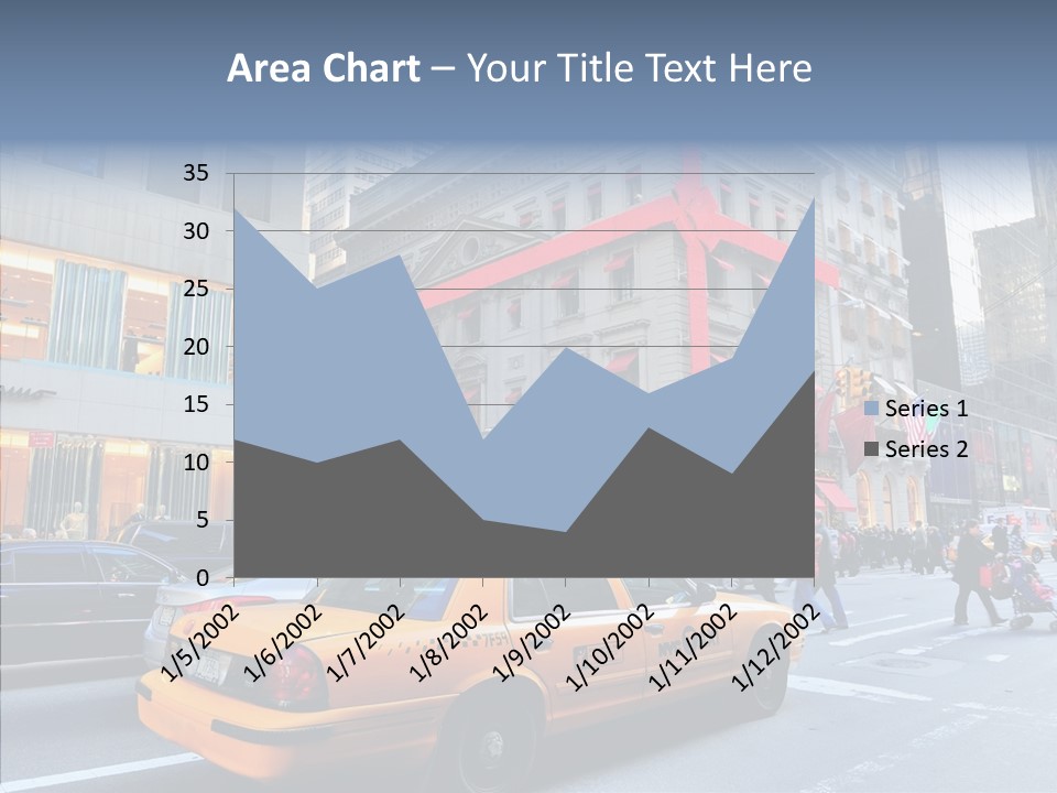 Street Busy Urban PowerPoint Template