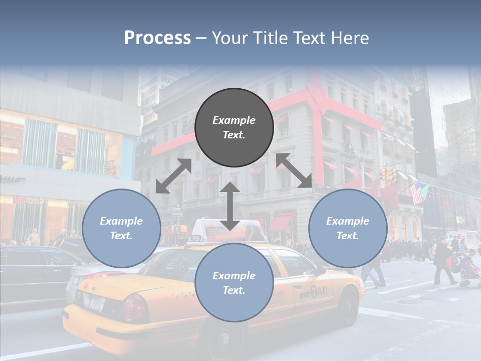 Street Busy Urban PowerPoint Template