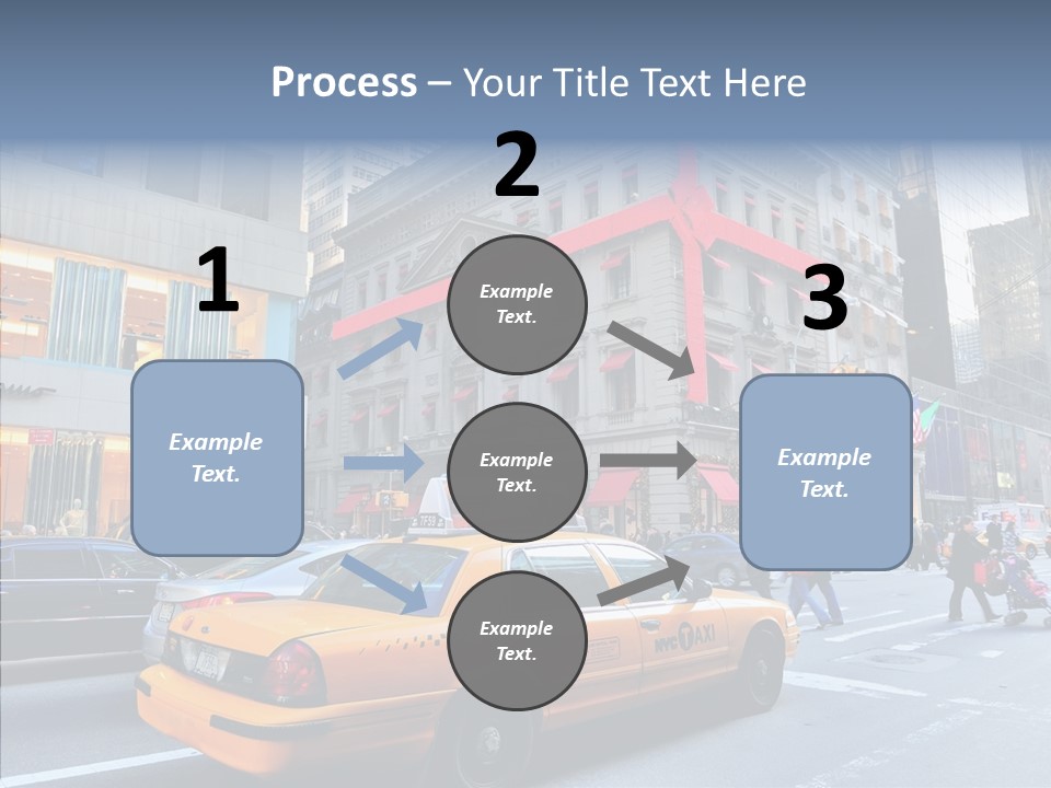 Street Busy Urban PowerPoint Template