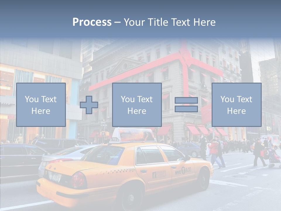 Street Busy Urban PowerPoint Template