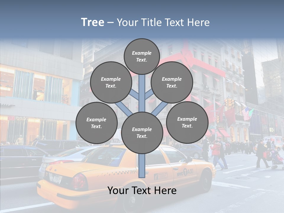 Street Busy Urban PowerPoint Template