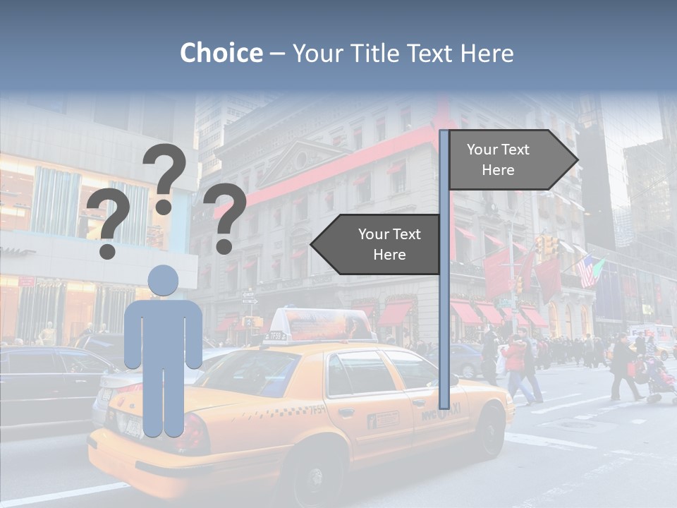 Street Busy Urban PowerPoint Template