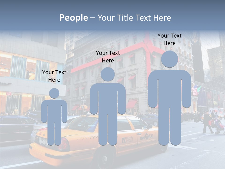 Street Busy Urban PowerPoint Template